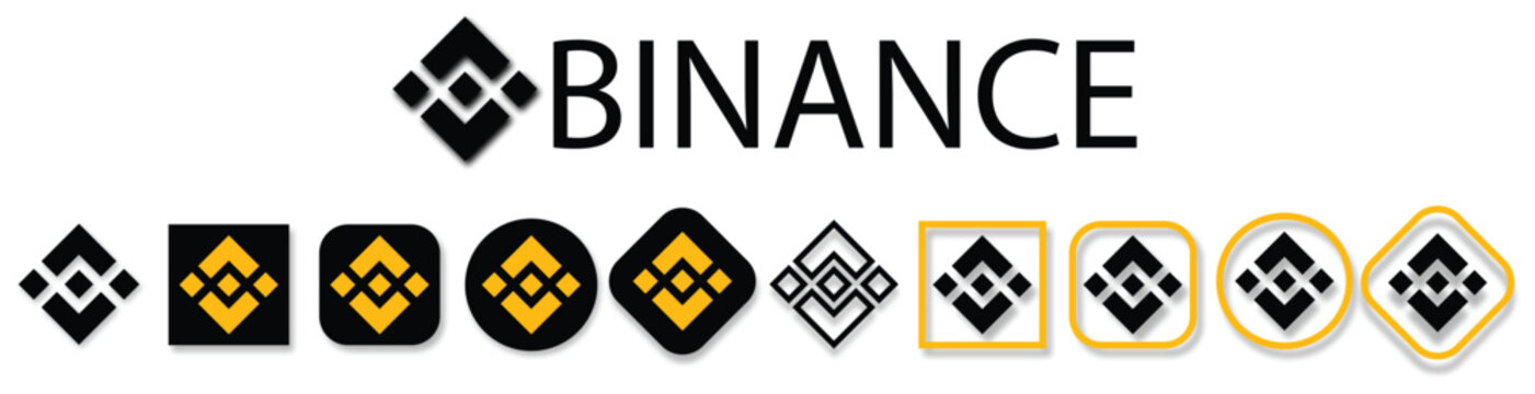 binance logo icon. Cryptocom finance electronic banking logotype. Cryptocurrency Exchange, Blockchain Platform, and Digital Currency Branding Design. Blockchain Platform sign.
