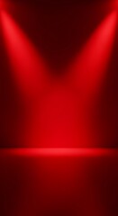 Red Stage Spotlight Background.