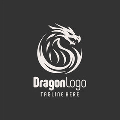 Iconic Dragon Mark Logo Design