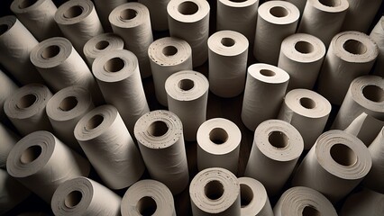 Cinematic HDR photograph of numerous water droplets