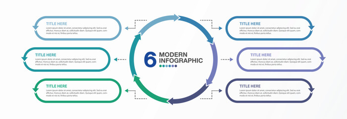 Infographic design 06 options.
