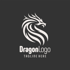 Luxury Dragon Identity Logo Design