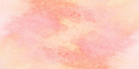 Abstract watercolor background with colorful texture, vintage grunge design, and pastel pink paint on aged paper