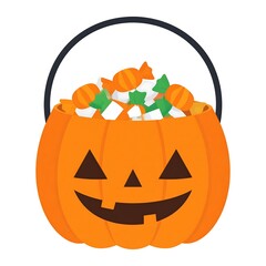 Halloween Candy Pumpkin Bucket.