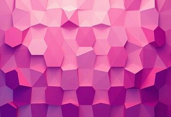 Obraz premium Abstract geometric hexagon pattern, multifaceted, gradient, textured background, contemporary design, wallpaper