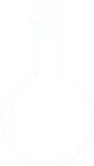 Empty Flask Beaker for Syphon