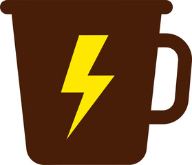 Lightning Bolt Logo Mug