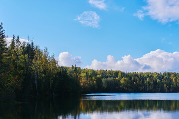 By the Holetjernet Lake at Vestre Toten, Norway, in September 2025.