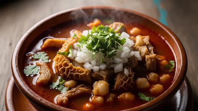 Authentic Mexican Menudo - A Culinary Journey into Traditional Flavors.
