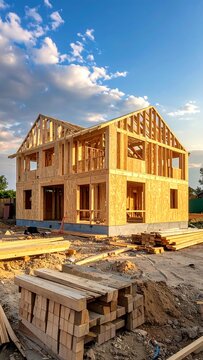 House Under Construction Exterior.