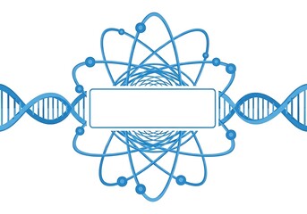 Science and Genetics Illustration.