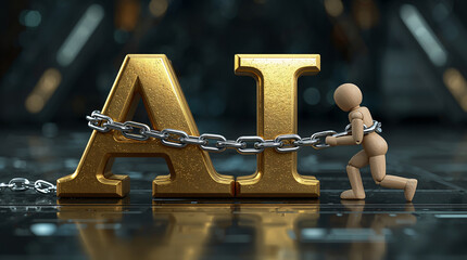 Society Grapples With Artificial Intelligence and Its Impact, Showcasing the Struggle Against Control in a Digital Age