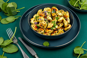 Tasty vegan dumplings.