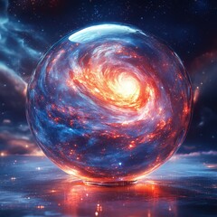 Abstract Cosmic Sphere in the Universe.