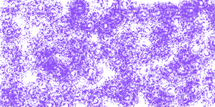 Abstract purple and transparent background with a speckled pattern isolated on transparent background