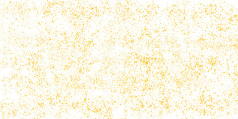 Delicate golden floral pattern on transparent background isolated on transparent background