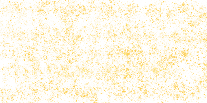 Delicate golden floral pattern on transparent background isolated on transparent background