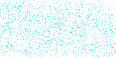Blue grunge texture isolated on transparent background with ink splatter effect