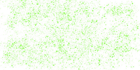 Green confetti background isolated on transparent background for spring decoration