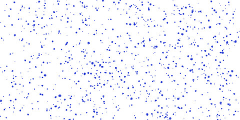 Delicate blue dots scattered on a clean transparent background, isolated on transparent background