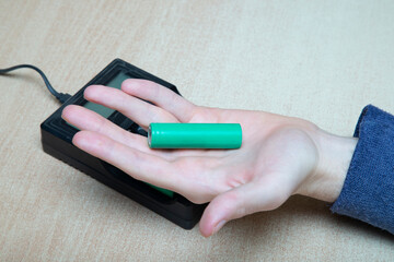 The batteries are small for small household appliances and flashlights.