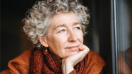 Elderly woman at home on International Widows Day reflecting on loneliness and challenges of widowhood during retirement