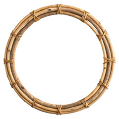 Round frame made of wood stick png wooden frame png wood stick frame png rustic frame png circular frame png natural frame png transparent background image