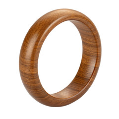 Round wooden ring 3d rendering png wooden ring png round ring png 3d ring png wooden circle png decorative ring png transparent background image