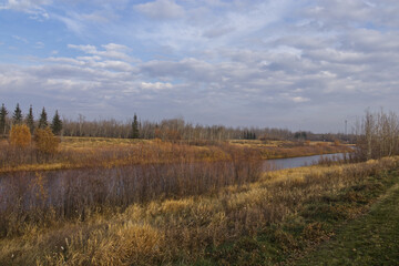 A Cloudy Autumn Day at Pylypow Wetlands