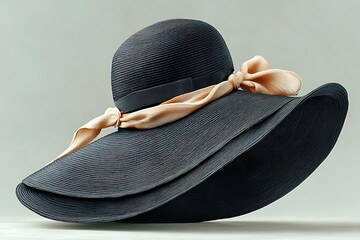 Wide brim elegant summer fashion hat picture