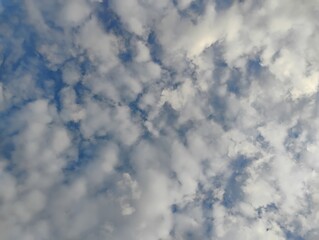 blue sky with clouds