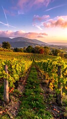 Vineyard at sunrise (1)