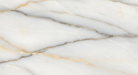 White Onyx Marble Texture Background with Golden Veins
