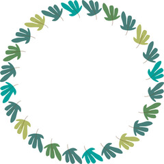 Colorful leaves autumn simple frame. Thanksgiving border template. Baby shower design
