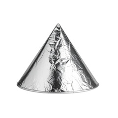 Tin foil hat; isolated on a transparent background; PNG