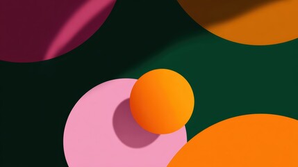 minimalistic retro abstract composition with bold shapes, textured backgrounds, and clean lines