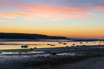 Sunset at Findhorn, Scotland, UK