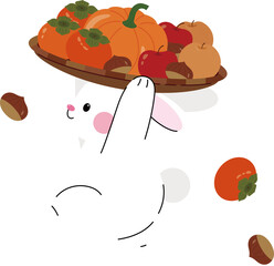 추석토끼 한가위 달토끼 추석음식 가을음식