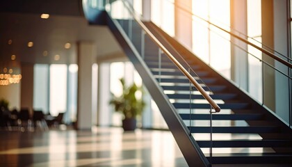 Fototapeta premium Staircase of an modern office