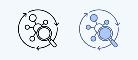 Metabolic Analysis Multiple Style Icon Collection