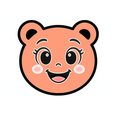 Bear icon cartoon