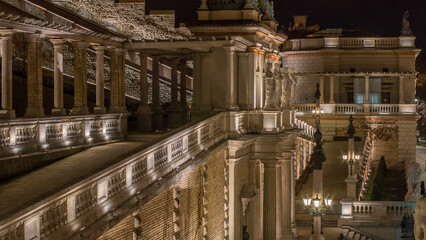 Budapest cityscape with historical architecture illuminated at night
Short Description:

sql
Kód másolása
Nighttime cityscape showcasing iconic Budapest landmarks, including Buda Castle, the Chain Bri