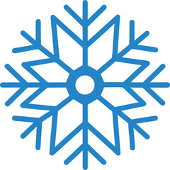 christmas snowflake vector illustration