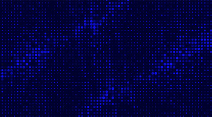 This image displays a textured background in dark blue shades with a pattern of circular shapes arranged in an abstract design, creating a modern and dynamic aesthetic