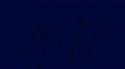 Elegant deep blue backdrop featuring scattered dark square shapes creates a simple and mesmerizing visual effect, perfect for adding depth and sophistication to any design project