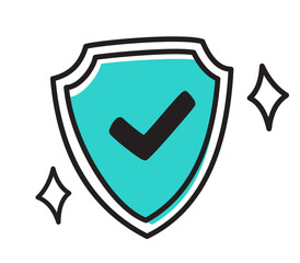 High quality protection shield with check