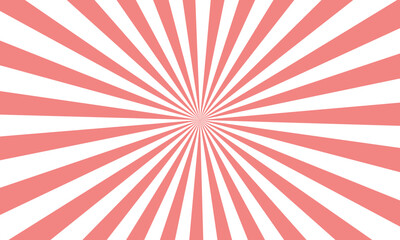 Abstract Sunburst Pattern Radial Lines Design Background Illustration