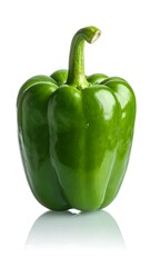 Fresh green bell pepper