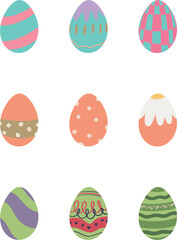 Easter Eggs Decorative Collection