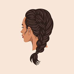 Creative National Hair Day vector design collection featuring elegant hairstyles, barber shop themes, beauty care concepts, and salon icons. Modern flat solid color illustrations for branding.